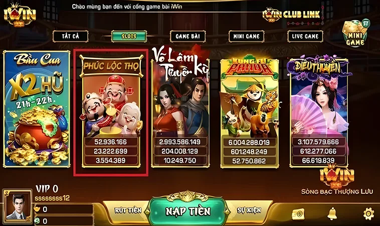 Cách Chơi Slots Phúc Lộc Thọ Tại IWIN: Bí Quyết Thắng Lớn