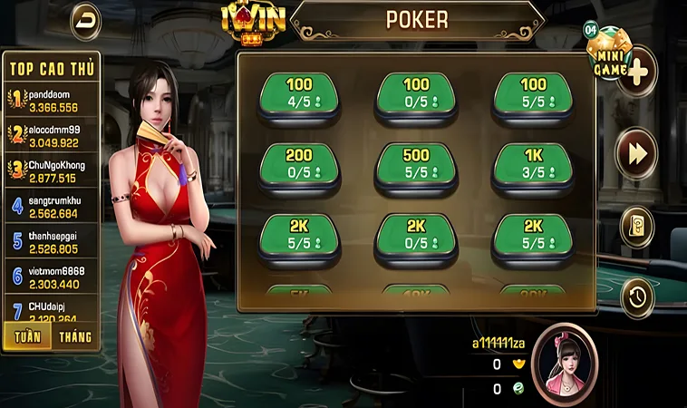 Hướng Dẫn Cách Chơi Poker Tại Iwin